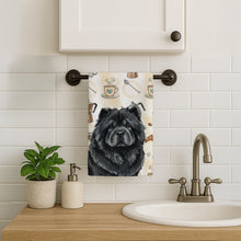 Load image into Gallery viewer, Black Chow Chow Coffee Bar Kitchen Towel