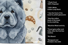 Load image into Gallery viewer, Blue Chow Chow Coffee Bar Kitchen Towel