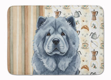 Load image into Gallery viewer, Blue Chow Chow Coffee Bar Memory Foam Kitchen Mat