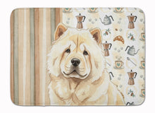 Load image into Gallery viewer, Cream Chow Chow Coffee Bar Memory Foam Kitchen Mat