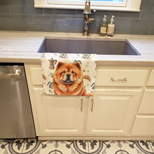 Load image into Gallery viewer, Red Chow Chow Coffee Bar Kitchen Towel