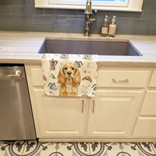 Load image into Gallery viewer, Buff Cocker Spaniel Coffee Bar Kitchen Towel
