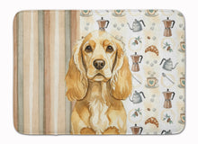 Load image into Gallery viewer, Buff Cocker Spaniel Coffee Bar Memory Foam Kitchen Mat