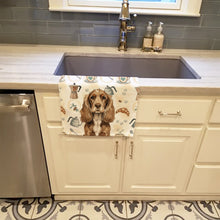 Load image into Gallery viewer, Chocolate Cocker Spaniel Coffee Bar Kitchen Towel