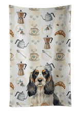Load image into Gallery viewer, Parti Cocker Spaniel Coffee Bar Kitchen Towel