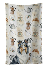 Load image into Gallery viewer, Blue Merle Collie Coffee Bar Kitchen Towel