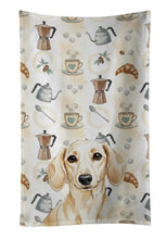 Load image into Gallery viewer, Cream Dachshund Coffee Bar Kitchen Towel