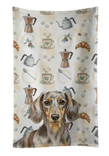Load image into Gallery viewer, Dapple Dachshund Coffee Bar Kitchen Towel