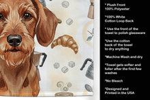 Load image into Gallery viewer, Wirehaired Red Dachshund Coffee Bar Kitchen Towel