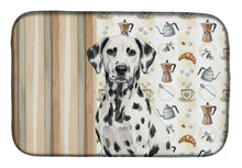 Load image into Gallery viewer, Dalmatian Coffee Bar Dish Drying Mat
