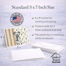 Load image into Gallery viewer, Dalmatian Coffee Bar Greeting Cards Pack of 8