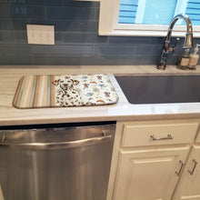 Load image into Gallery viewer, Liver Dalmatian Coffee Bar Dish Drying Mat