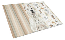 Load image into Gallery viewer, Dogo Argentino Coffee Bar Glass Cutting Board