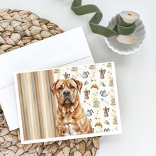 Load image into Gallery viewer, Dogue de Bordeaux Coffee Bar Greeting Cards Pack of 8