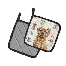 Load image into Gallery viewer, Dogue de Bordeaux Coffee Bar Pair of Pot Holders