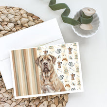 Load image into Gallery viewer, Isabella Dogue de Bordeaux Coffee Bar Greeting Cards Pack of 8