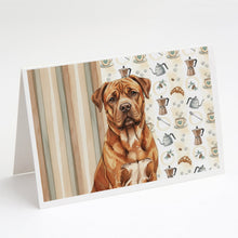 Load image into Gallery viewer, Mahogany Dogue de Bordeaux Coffee Bar Greeting Cards Pack of 8