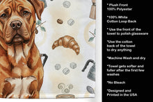 Load image into Gallery viewer, Mahogany Dogue de Bordeaux Coffee Bar Kitchen Towel