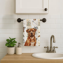 Load image into Gallery viewer, Mahogany Dogue de Bordeaux Coffee Bar Kitchen Towel