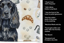 Load image into Gallery viewer, Black English Cocker Spaniel Coffee Bar Kitchen Towel