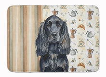 Load image into Gallery viewer, Black English Cocker Spaniel Coffee Bar Memory Foam Kitchen Mat