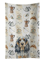 Load image into Gallery viewer, Blue Roan &amp; Tan English Cocker Spaniel Coffee Bar Kitchen Towel