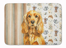 Load image into Gallery viewer, Golden English Cocker Spaniel Coffee Bar Memory Foam Kitchen Mat
