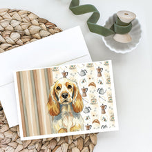 Load image into Gallery viewer, Lemon Roan English Cocker Spaniel Coffee Bar Greeting Cards Pack of 8
