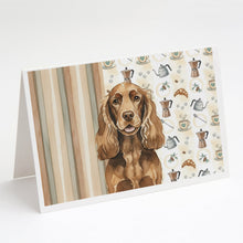 Load image into Gallery viewer, Liver English Cocker Spaniel Coffee Bar Greeting Cards Pack of 8