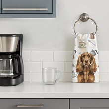 Load image into Gallery viewer, Liver English Cocker Spaniel Coffee Bar Kitchen Towel