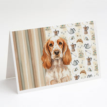 Load image into Gallery viewer, Orange Roan English Cocker Spaniel Coffee Bar Greeting Cards Pack of 8