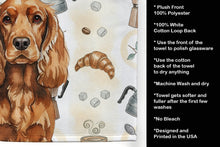 Load image into Gallery viewer, Red English Cocker Spaniel Coffee Bar Kitchen Towel