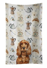 Load image into Gallery viewer, Red English Cocker Spaniel Coffee Bar Kitchen Towel