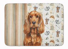 Load image into Gallery viewer, Red English Cocker Spaniel Coffee Bar Memory Foam Kitchen Mat