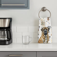 Load image into Gallery viewer, Brindle English Mastiff Coffee Bar Kitchen Towel