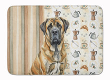Load image into Gallery viewer, Brindle English Mastiff Coffee Bar Memory Foam Kitchen Mat