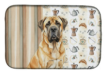Load image into Gallery viewer, Fawn English Mastiff Coffee Bar Dish Drying Mat
