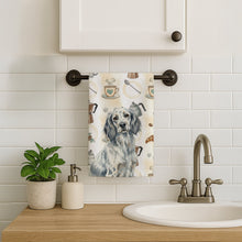 Load image into Gallery viewer, Blue Belton English Setter Coffee Bar Kitchen Towel