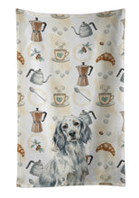 Load image into Gallery viewer, Blue Belton English Setter Coffee Bar Kitchen Towel