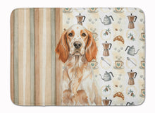 Load image into Gallery viewer, Orange Belton English Setter Coffee Bar Memory Foam Kitchen Mat