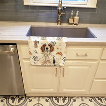 Load image into Gallery viewer, Tricolor English Setter Coffee Bar Kitchen Towel