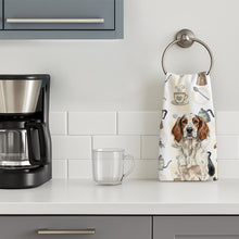 Load image into Gallery viewer, Tricolor English Setter Coffee Bar Kitchen Towel