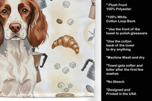 Load image into Gallery viewer, Liver and White English Springer Spaniel Coffee Bar Kitchen Towel