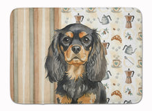 Load image into Gallery viewer, Black and Tan English Toy Spaniel Coffee Bar Memory Foam Kitchen Mat