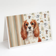Load image into Gallery viewer, Blenheim English Toy Spaniel Coffee Bar Greeting Cards Pack of 8