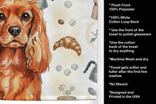 Load image into Gallery viewer, Ruby English Toy Spaniel Coffee Bar Kitchen Towel