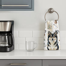 Load image into Gallery viewer, Finnish Lapphund Coffee Bar Kitchen Towel