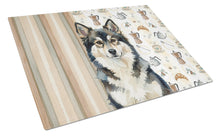 Load image into Gallery viewer, Finnish Lapphund Coffee Bar Glass Cutting Board