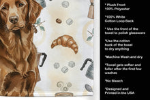 Load image into Gallery viewer, Liver Flat-Coated Retriever Coffee Bar Kitchen Towel