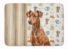 Load image into Gallery viewer, Red German Pinscher Coffee Bar Memory Foam Kitchen Mat